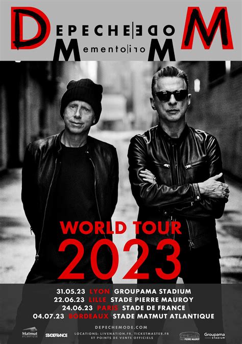 depeche mode 2023 tour poster